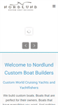 Mobile Screenshot of nordlundboat.com